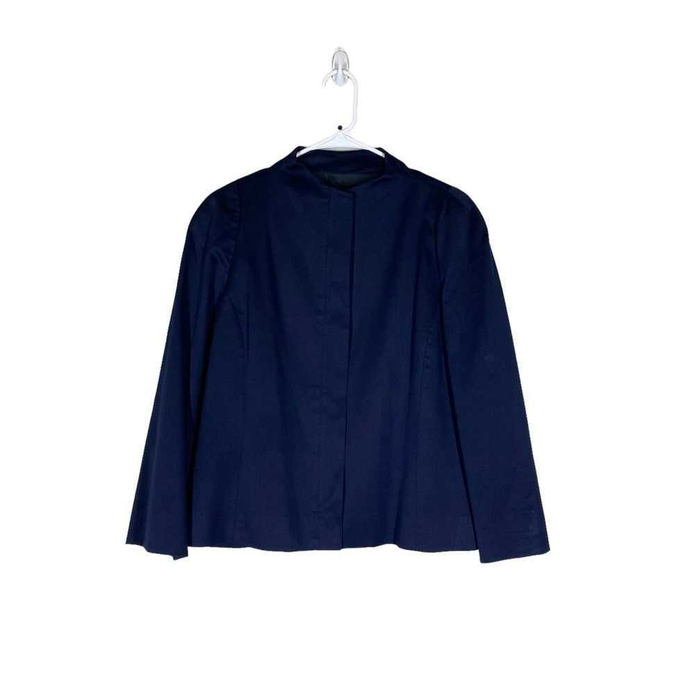 Philippe Adec Paris Navy Blue Full Zip Jacket Size 10